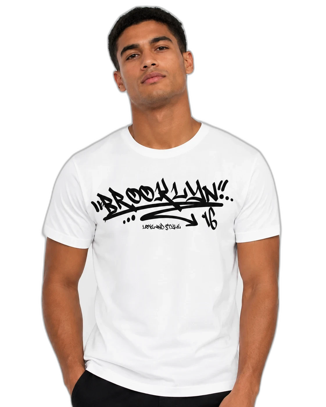 Modelo vestindo a linha Oversized Brooklyn